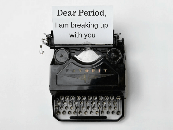Dear Period I'm Breaking Up With You. Perimenopause humor