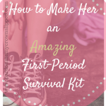 Click Here for Free Period Tracker & Checklist for making a first-period survival kit for tween and teen girls. all the essentials for helping them start out and feel better #firstperiod #periodkit #tween #teen #period