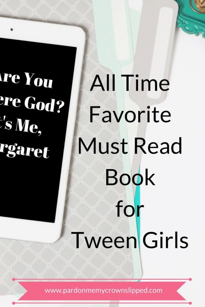 Are You There God? It's Me, Margaret book review. Coming of age classic on periods, boobs, and boys. #tweenbooks #teenbooks #pubertybooks all-time-favorite-must-read-for-tween-girls