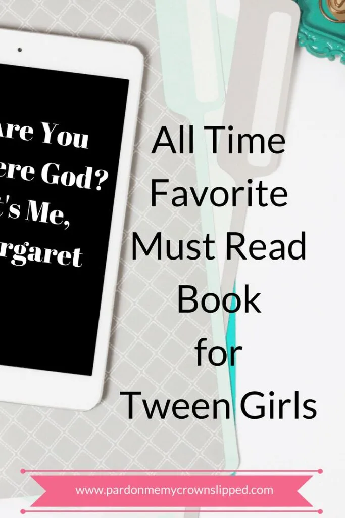 Are You There God? It's Me, Margaret book review. Coming of age classic on periods, boobs, and boys. #tweenbooks #teenbooks #pubertybooks all-time-favorite-must-read-for-tween-girls