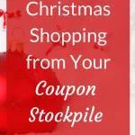 christmas shopping from your coupon stockpile