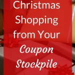 christmas shopping from your coupon stockpile