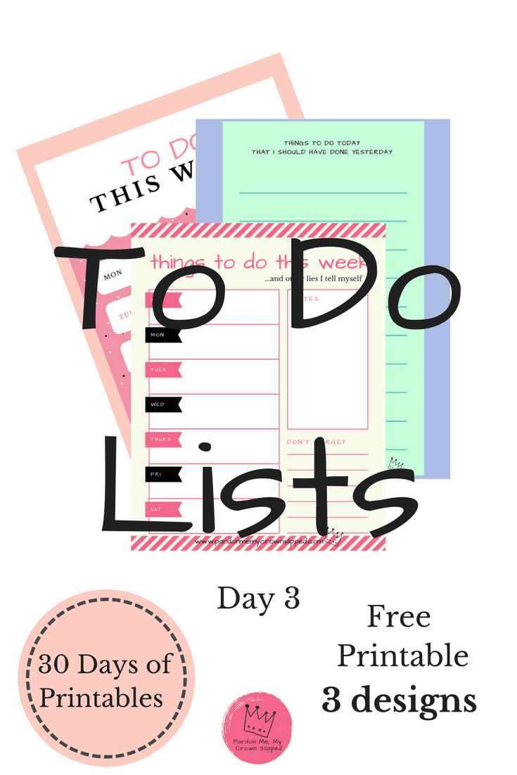 To Do List Pin