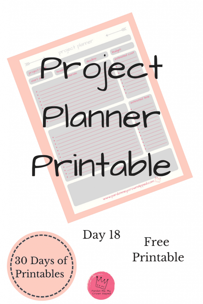 Plan your next project with this handy project planner. Next steps, materials to buy, estimated timeline and more.