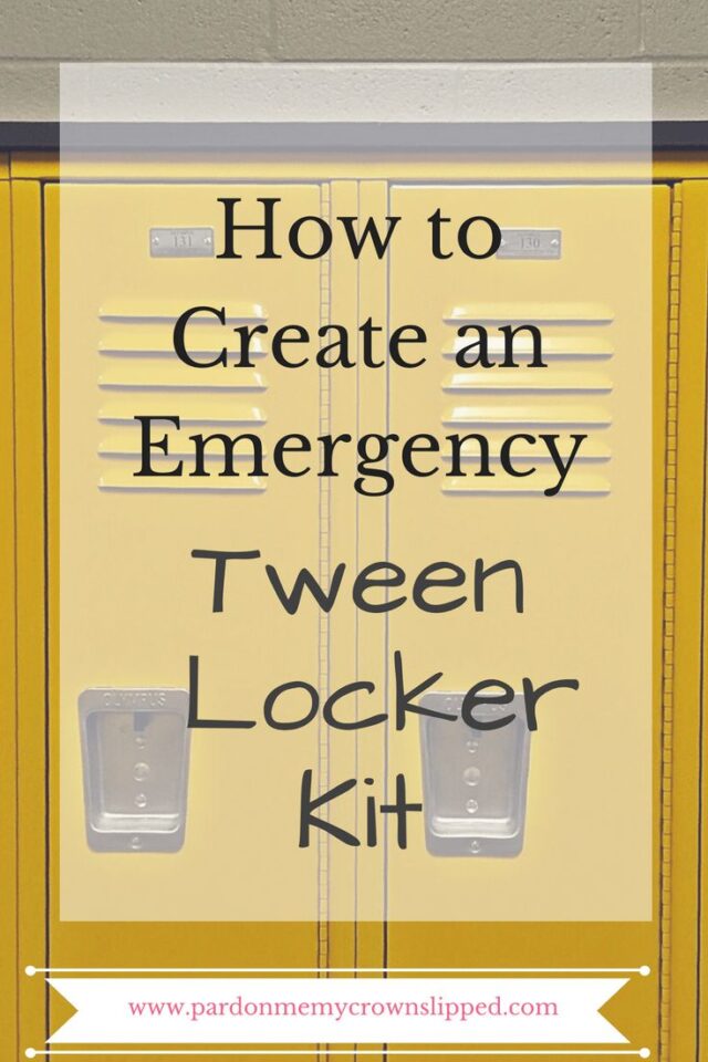 How to Create a Middle School Locker Essentials Kit: 37 Handy Items