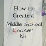 A middle school locker kit is a great addition for back to school essentials making it easier to have what tweens need at their fingertips everyday.