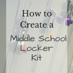 A middle school locker kit is a great addition for back to school essentials making it easier to have what tweens need at their fingertips everyday.