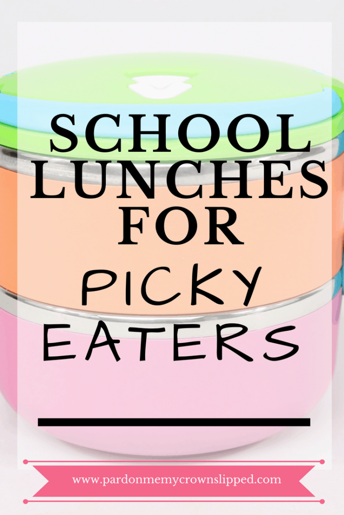 Looking for solutions to school lunches for picky eaters. Read on to find out you'll be surprised by the answer. Hint...I think you know already.
