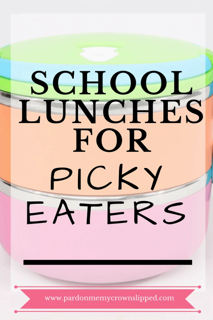 Looking for solutions to school lunches for picky eaters. Read on to find out you'll be surprised by the answer. Hint...I think you know already.