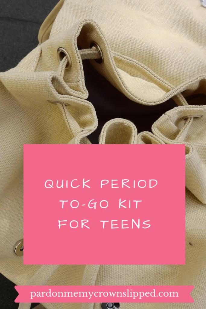 DIY Period To Go Kit