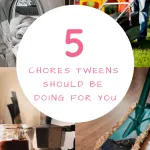 Make your life easier and make you a better mom by teaching your tweens these important chores for valuable skills that last a lifetime.