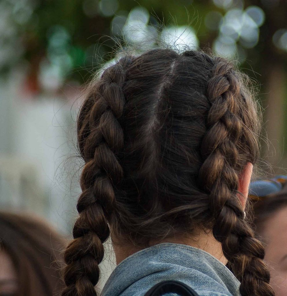 braided hair