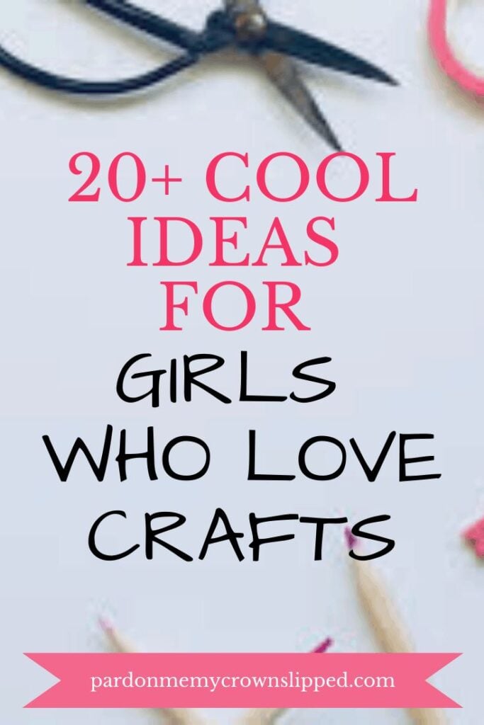 Does your tween or teen love crafts? Check out this post for over 20 ideas of crafts. #crafts #craftsfortweens #tweengirlcrafts #craftsforgirls #tweengirls #craftideasfortweens