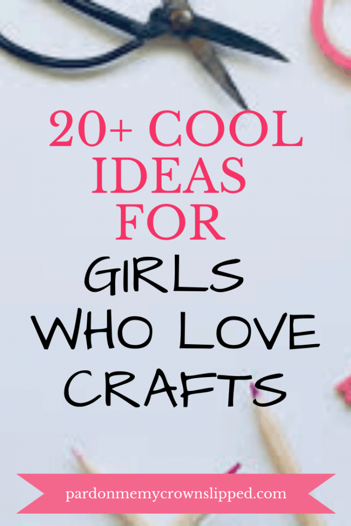 Does your tween or teen love crafts?  Check out this post for over 20 ideas of crafts.  #crafts #craftsfortweens #tweengirlcrafts #craftsforgirls #tweengirls #craftideasfortweens