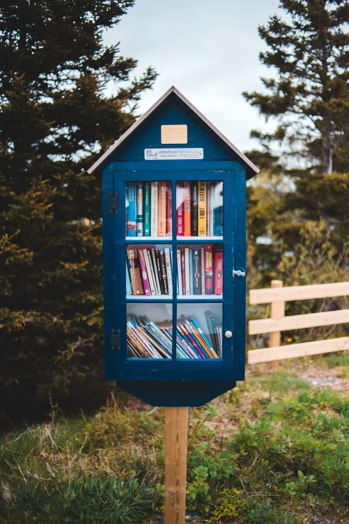outdoor lending library box