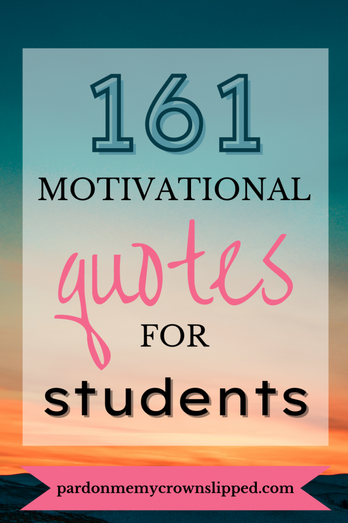 Inspirational Quotes For Students For Exams