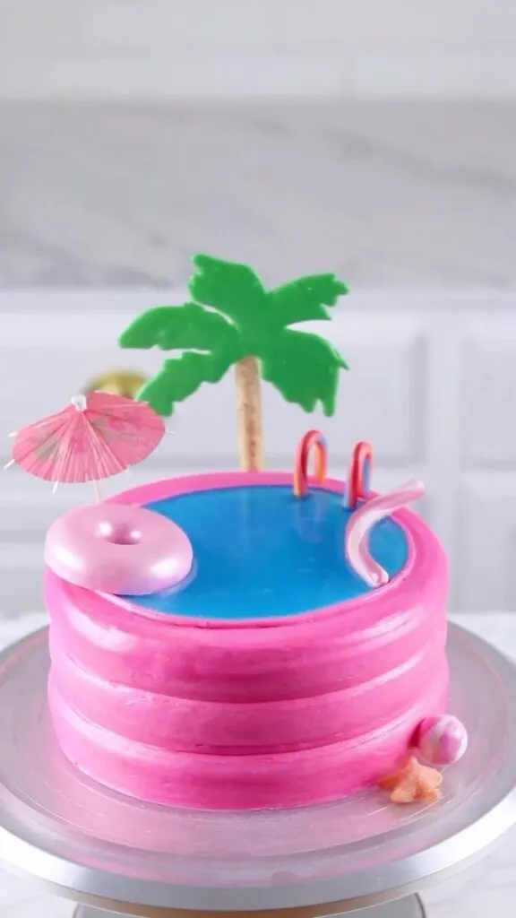 Barbie Pool Cake