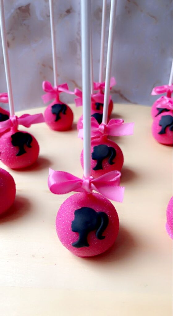 Barbie cake pops