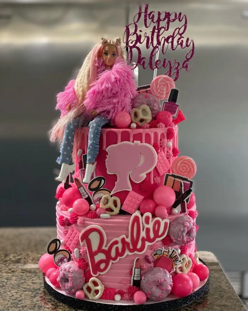 Fashionista Barbie Cake