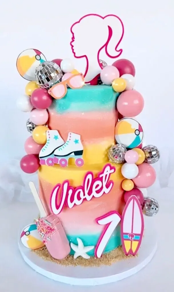 Malibu Barbie Cake