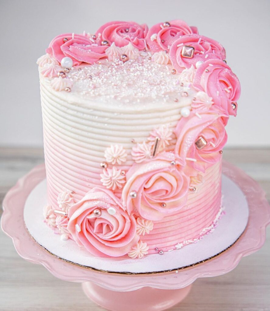 Pink Sparkle Cake