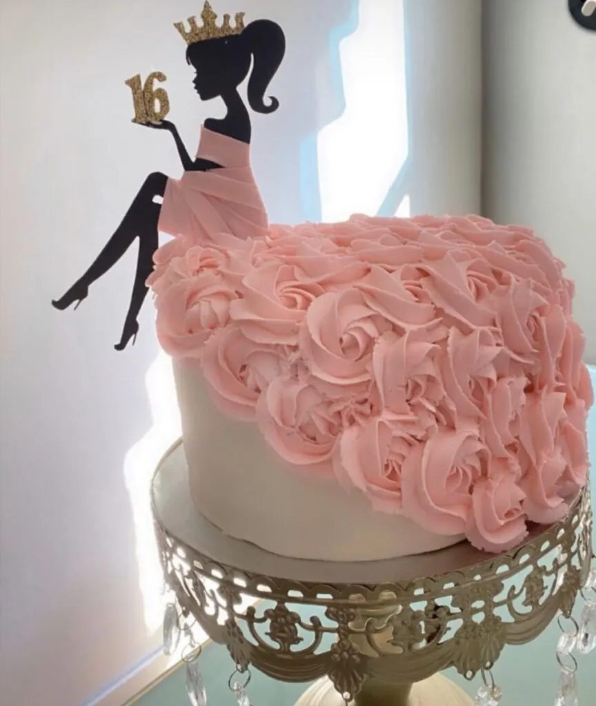 Sweet 16 Barbie Cake