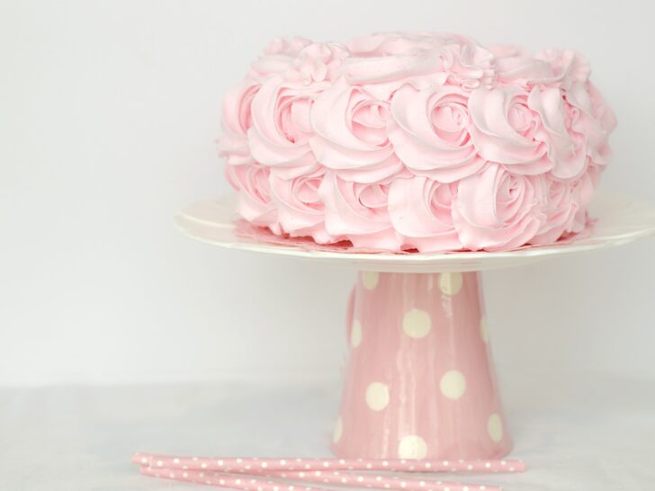 pink cake