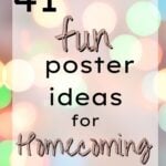 41 Fun Poster Ideas for Homecoming