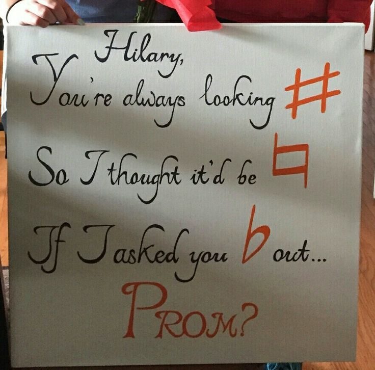 musical promposal, music promposal