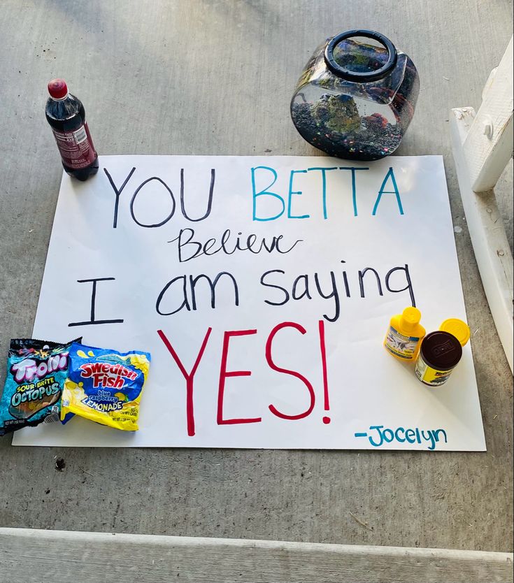 swedish fish, beta fish promposal response