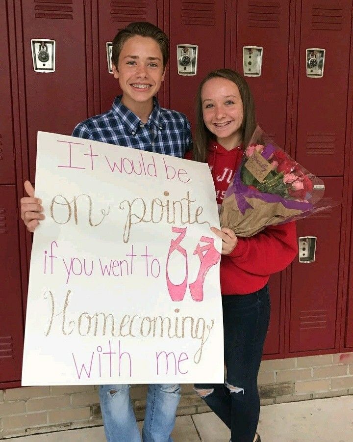 Dance themed Homecoming Proposal