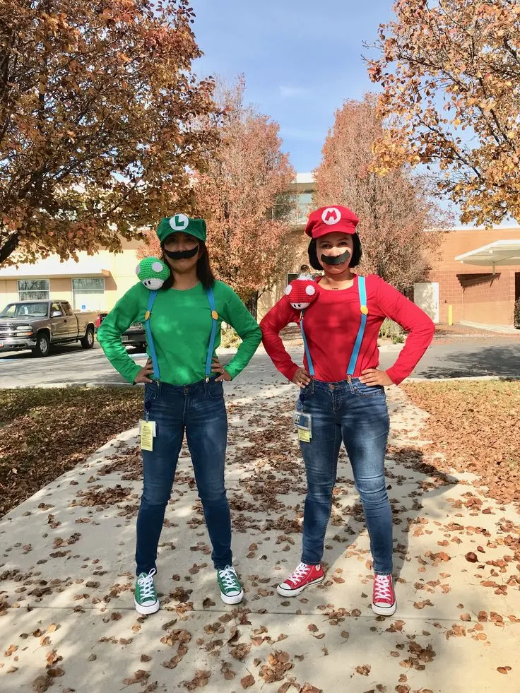 Mario and Luigi Costumes from The Super Mario Bros. Movie