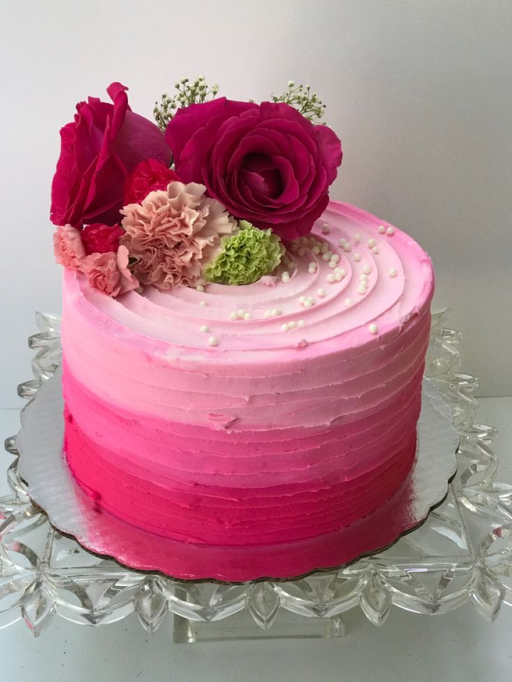 Ombre Pink Cake