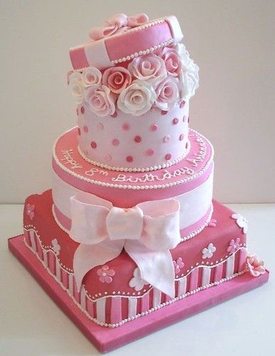 Pink Birthday Cake 3