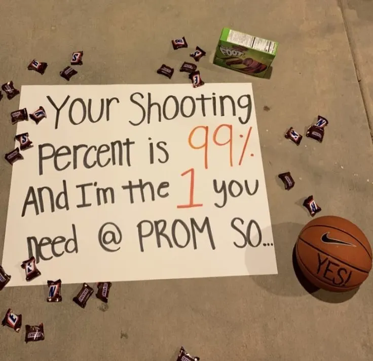 basketball promposal response