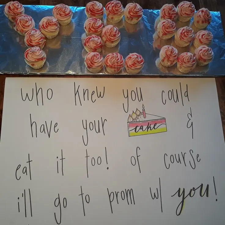 cake promposal response