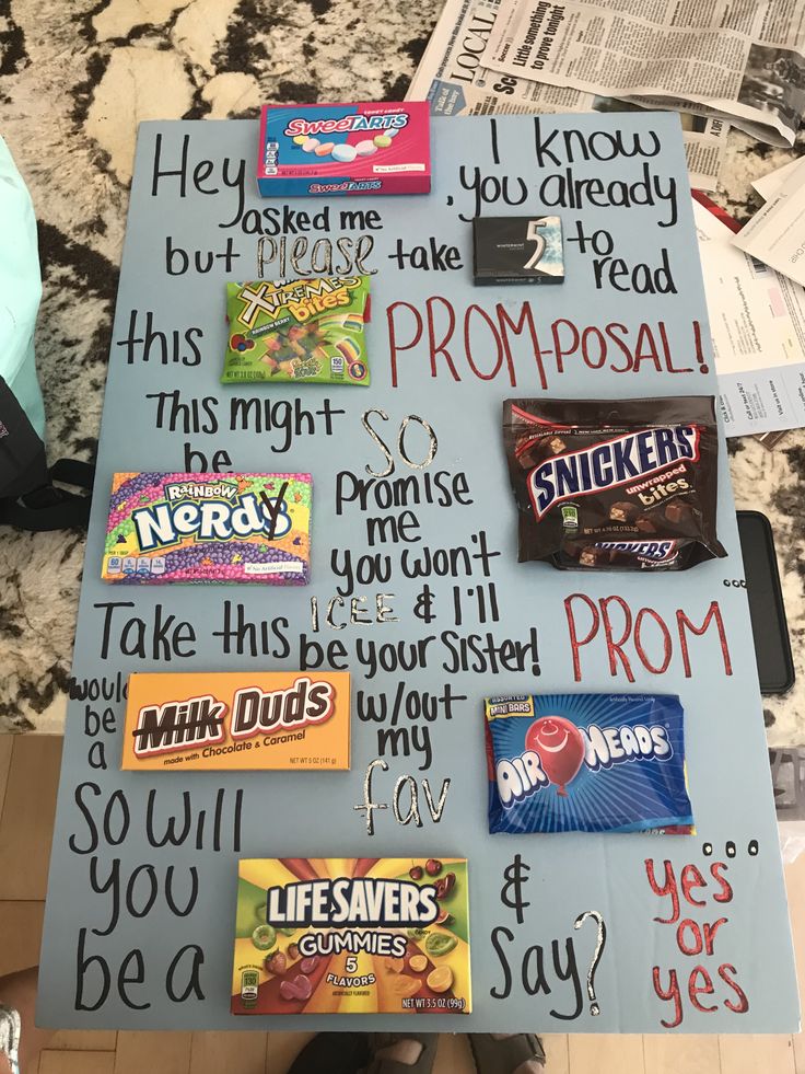 Candy promposal