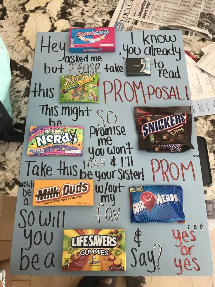 Candy promposal