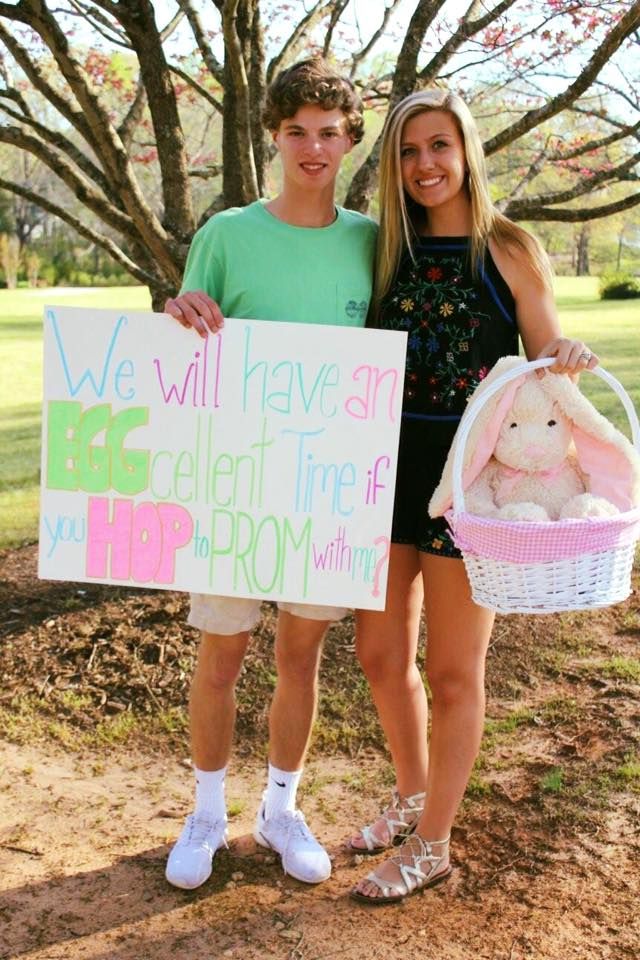 easter egg, easter bunny promposal