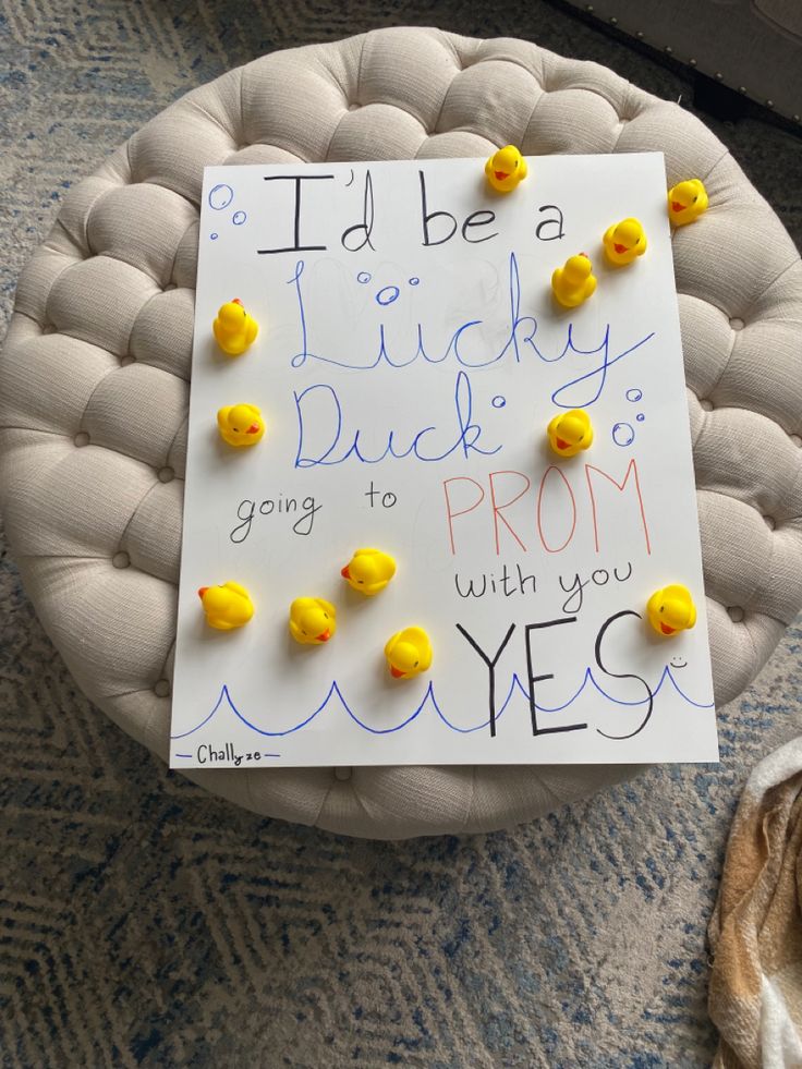 lucky duck promposal response