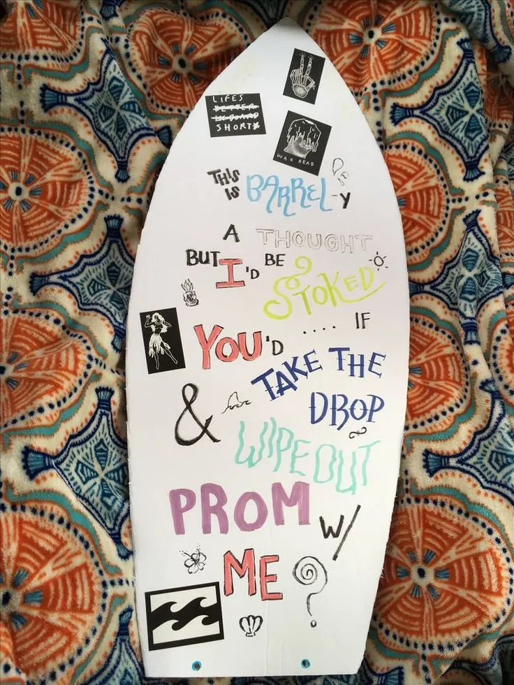 surfing promposal