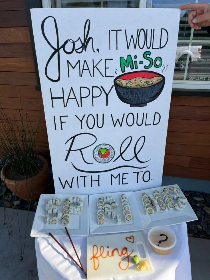 Sushi promposal