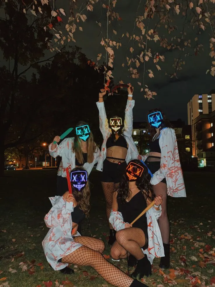 the purge girl group costume