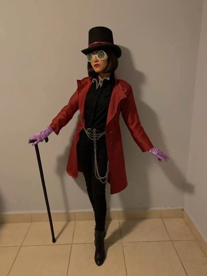 Female Willy Wonka costume