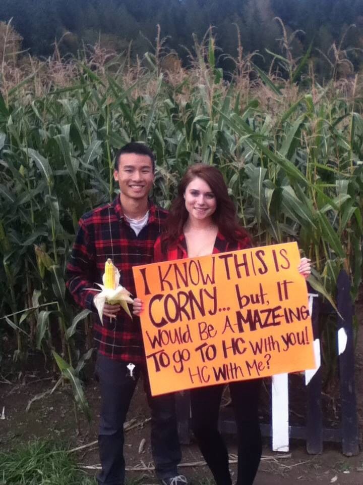 corn maze hoco proposal