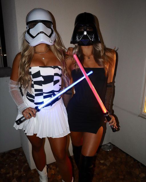 Female Darth Vader Costume and Female Stormtrooper costume