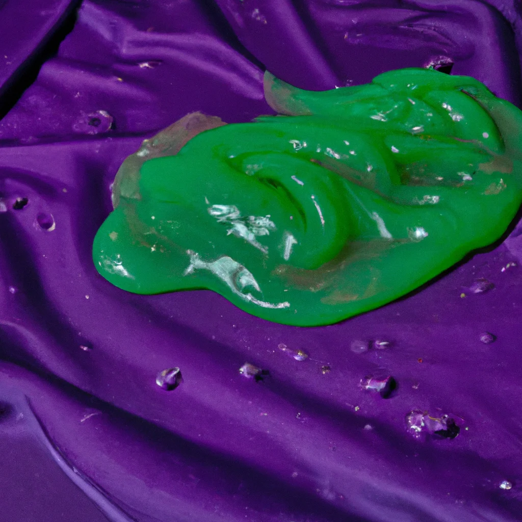 get slime out of clothes