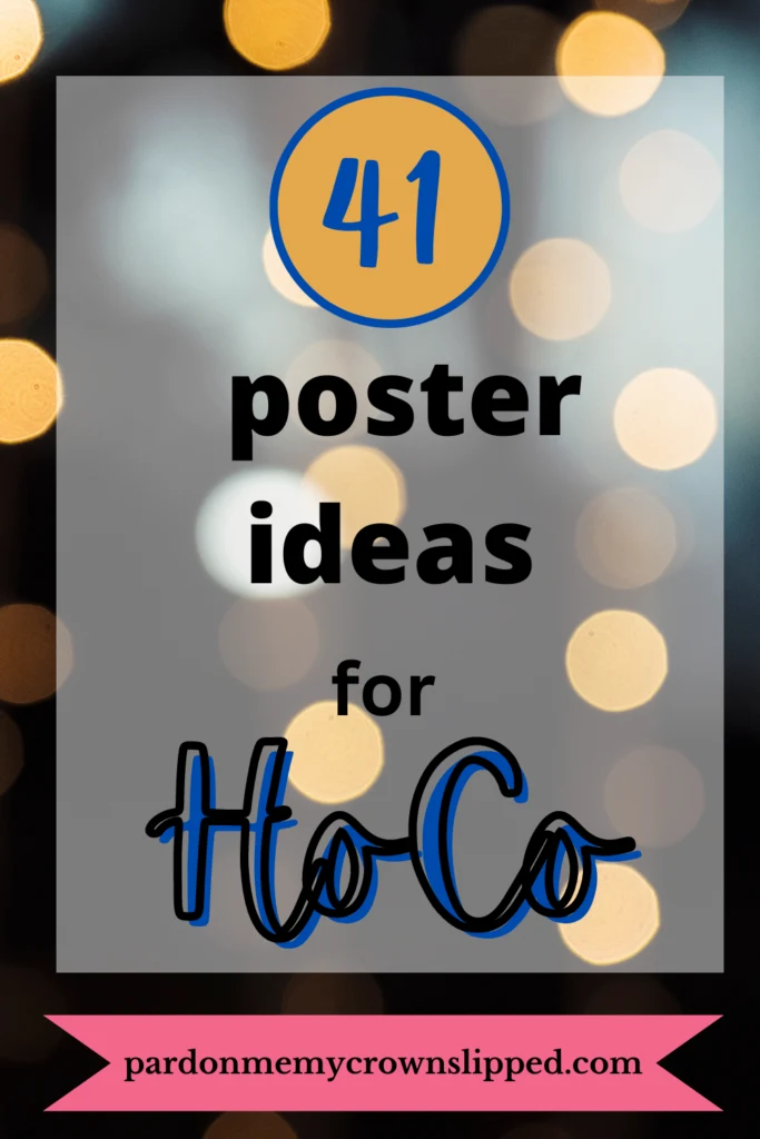 41 poster ideas for hoco proposals