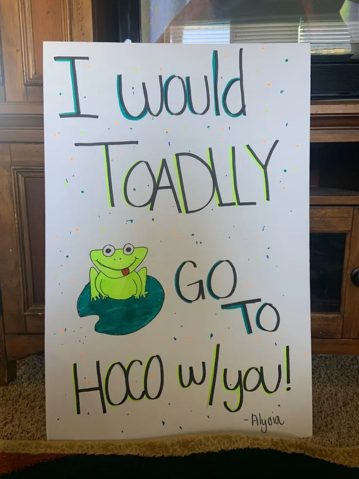 frog promposal response