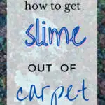 How to Get Slime Out of Carpet